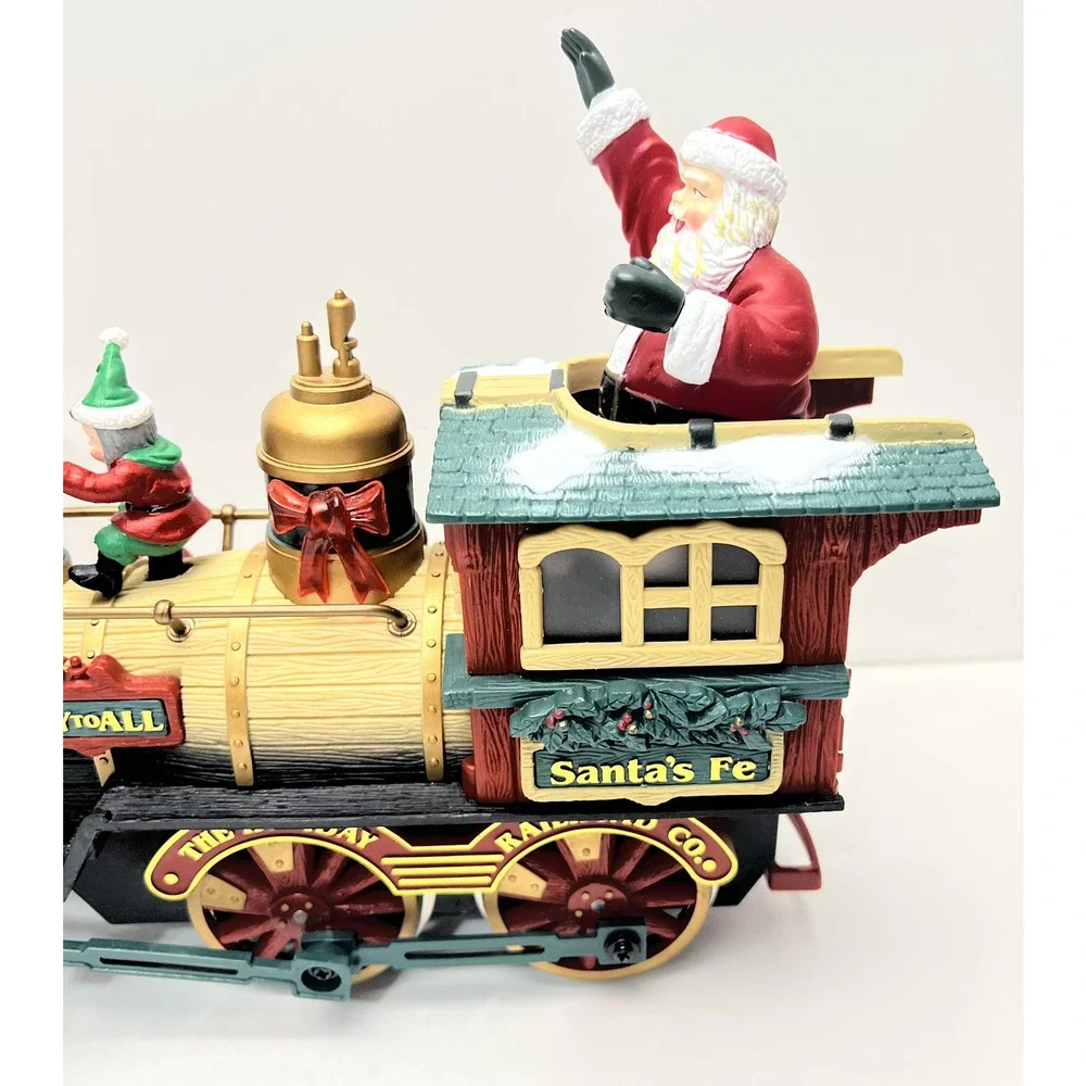 New Bright‎ The Holiday Express Animated Train Car #387 Santa's Fe 